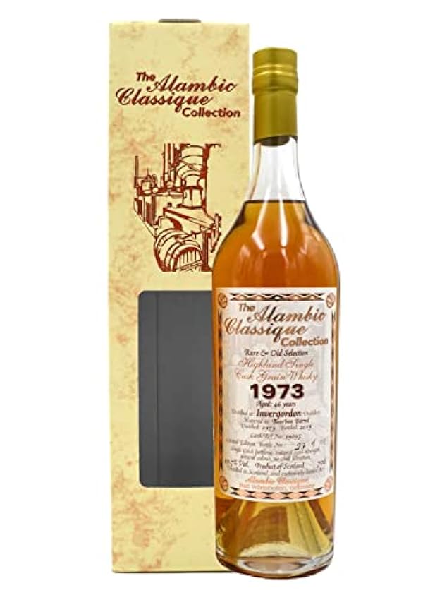 Kostengünstige Rarität: Invergordon Whisky Jahrgang 1973-46 Jahre alt 0,7l Alambic Classique pHb9sxvb New Style
